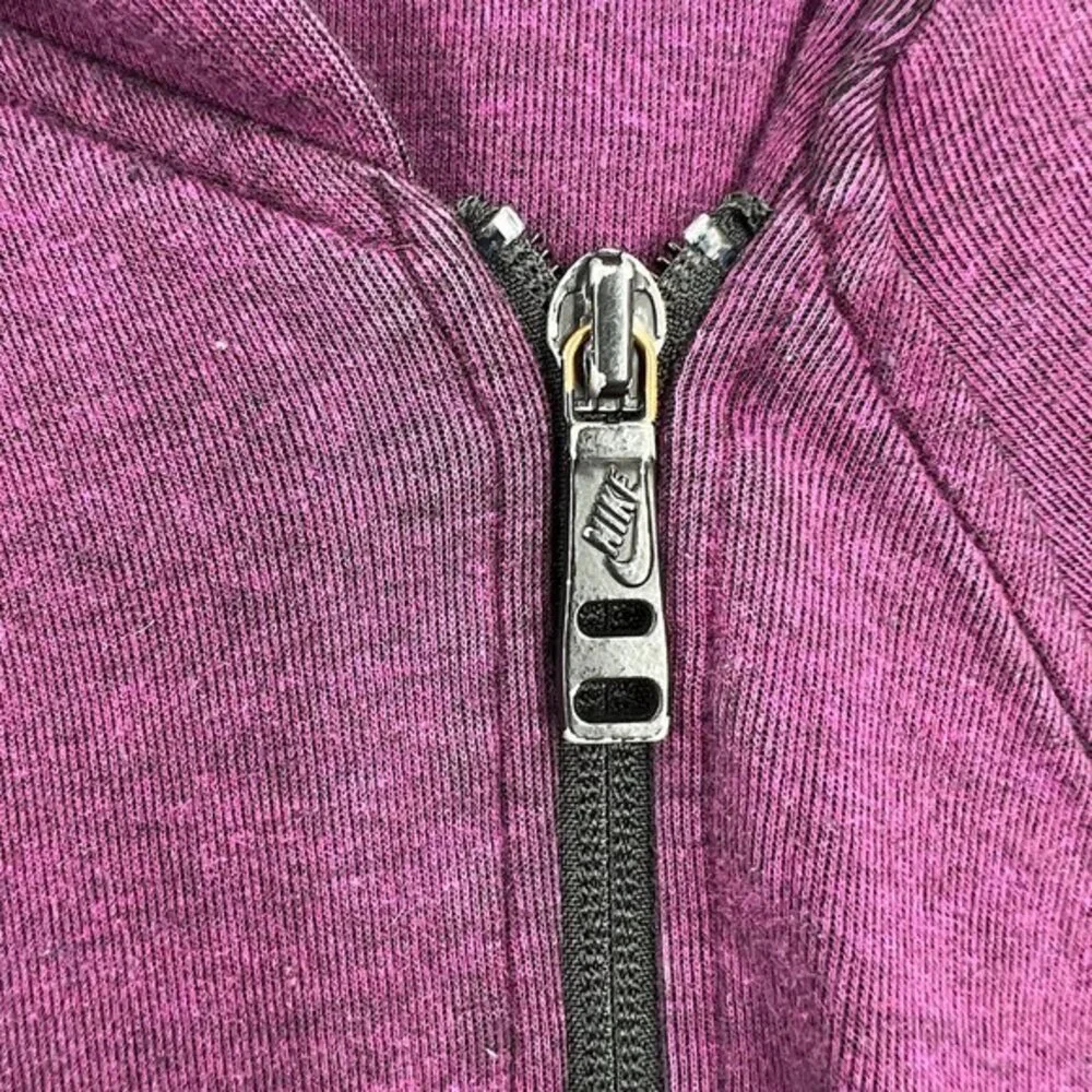 Nike tech purple asymmetrical full zip‎ up sweatshirt hoodie hooded athletic M